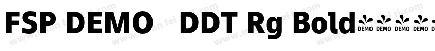 FSP DEMO   DDT Rg Bold字体转换